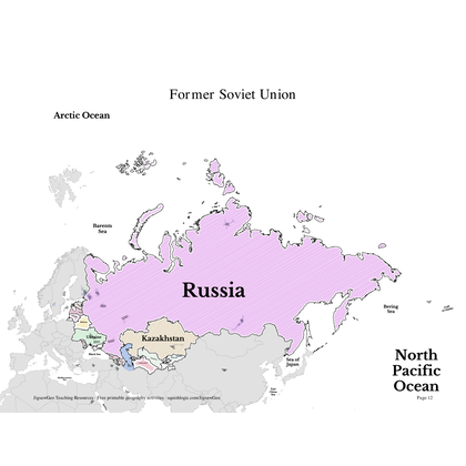 Former Soviet Union printable resources preview