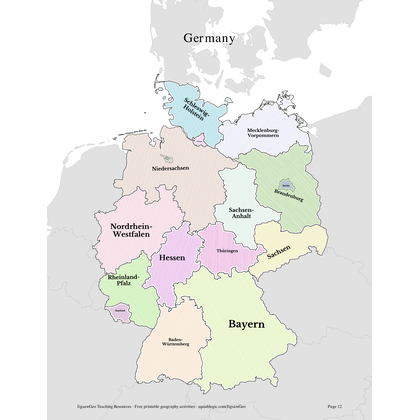 Germany printable resources preview