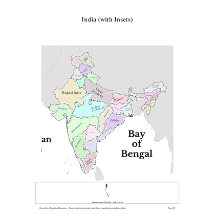 India printable resources preview