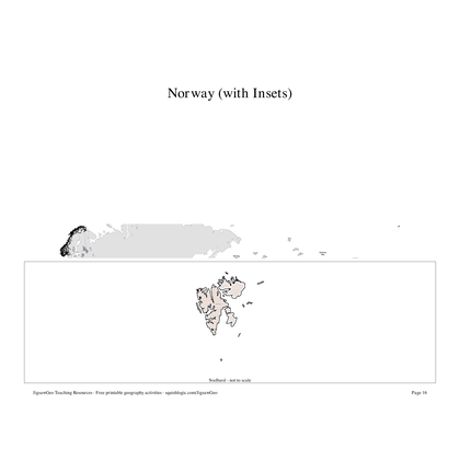 Norway printable resources preview