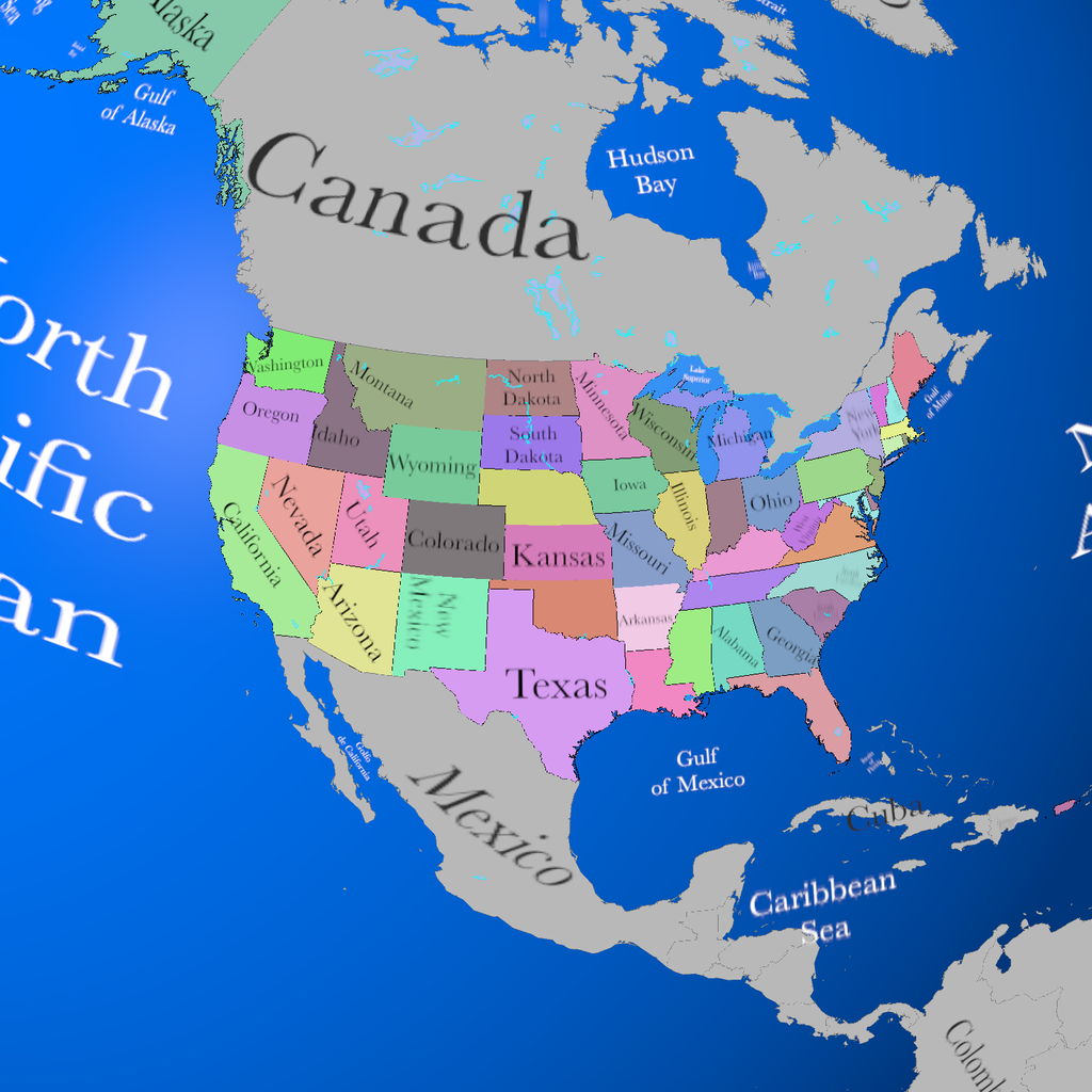 United States map