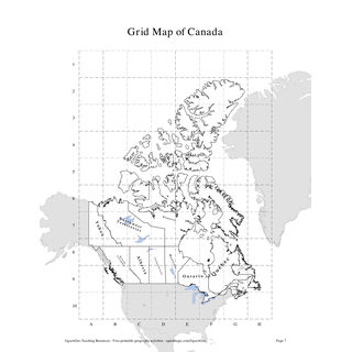 Grid maps (K-5) — find a place by its grid square